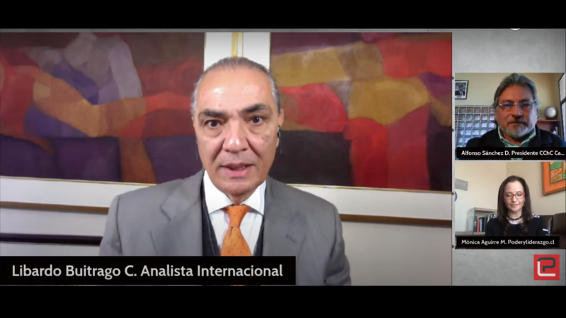 Libardo Buitrago impartió conferencia virtual ante la Cámara Chilena de Construcción de Calama