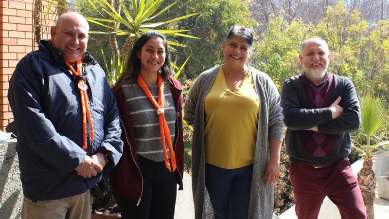 Representantes de la Asociación de Guías y Scouts de Chile visitaron la Escuela de Arquitectura y Paisaje