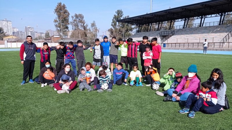 Adjudicación fondos: Villa Feliz, una cancha inclusiva