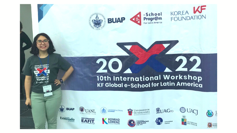 Estudiante del Magíster en Estudios Coreanos participó en workshop internacional en México