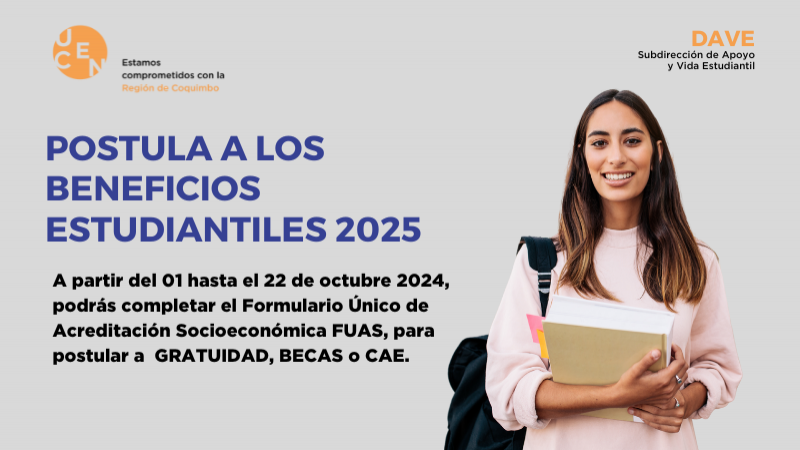FUAS 2025: Postulación a beneficios del Estado