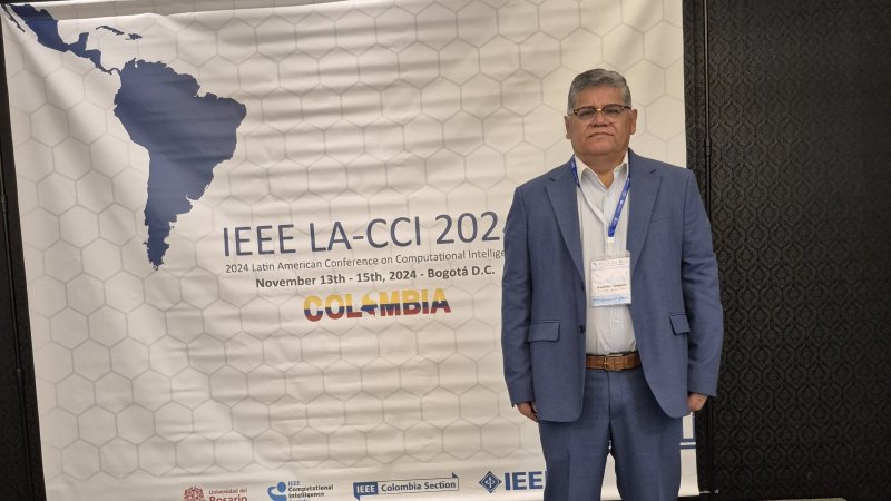 Profesor Canelón presenta investigación indexada en el Latin American Conference on Computational Intelligence 2024