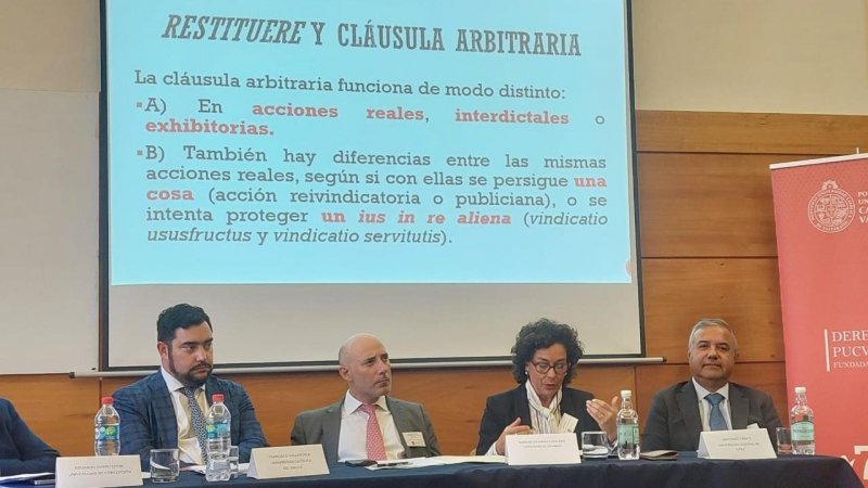 Profesor Santiago Zárate expuso en Jornadas de Derecho Romano
