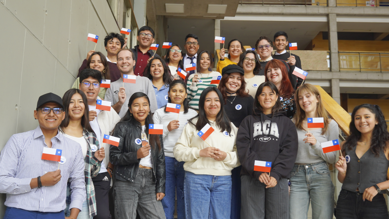 Universidad Central de Chile da la bienvenida a estudiantes internacionales del primer semestre 2025